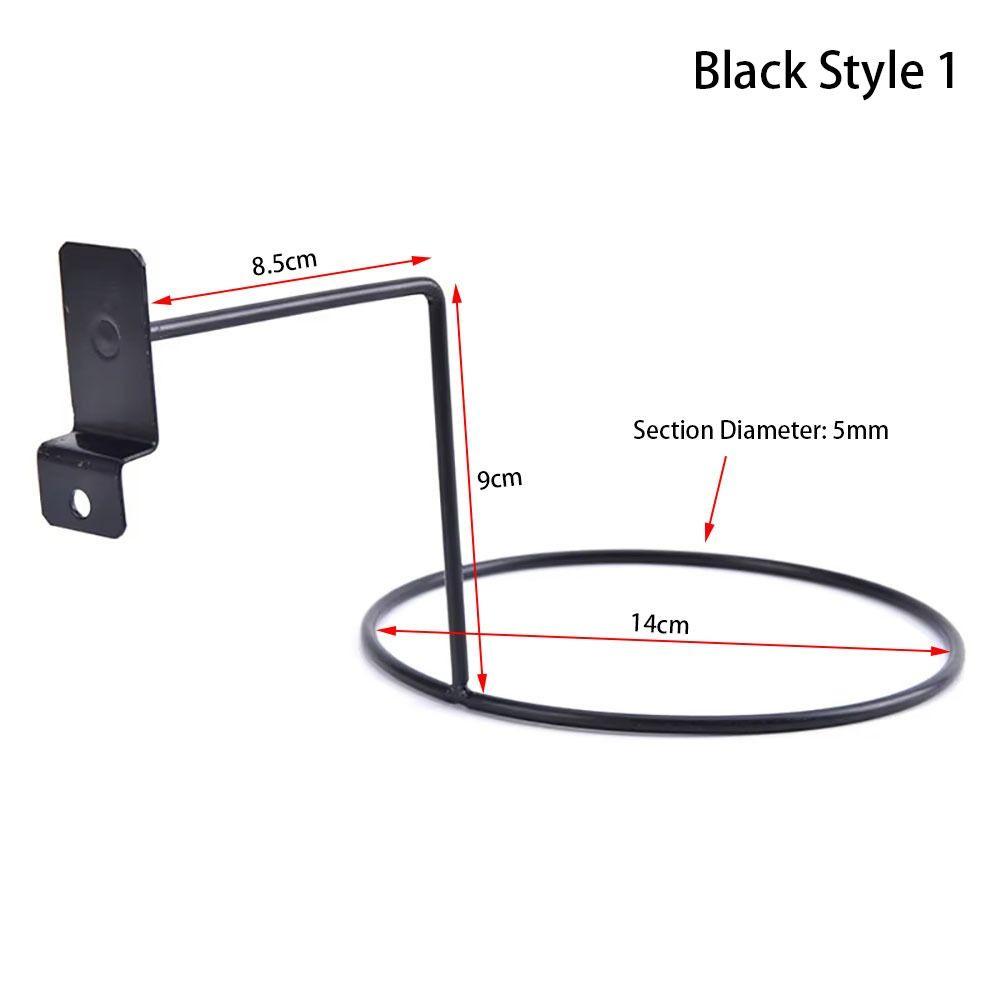 1Pcs Wall Mounted Hat Bracket Stand Organizer Helmet Hanger New Cap Holder Rack