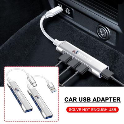 1 шт. Адаптер Type-C на USB Многопортовый распределитель-хаб Автотовары для Buick Regal GS GL6 GL8 Avenir Lacrosse Riviera Envision Lesabre Velite