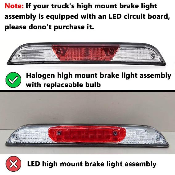 921 912 LED Bulbs Cargo Light High Mount Stop 3rd Brake Light Combo Red White for Ford F150 F250 F350 Ram Silverado Sierra 1500, CANBUS Error Free