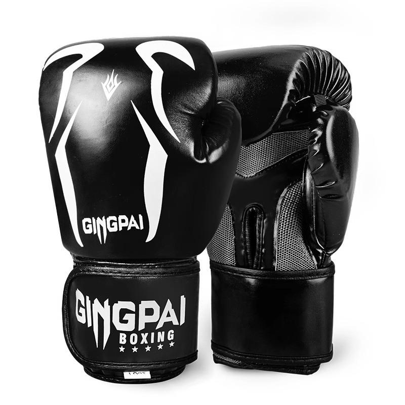 Kids Adult Boxing Gloves Muay Thai MMA Punching Bag Training PU Leather Breathable Fight Gear