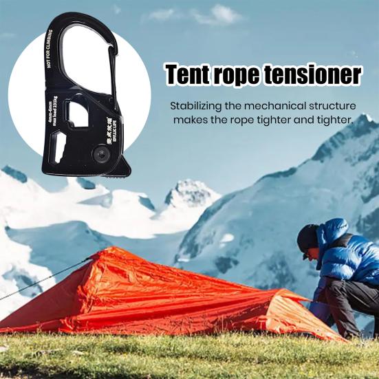 Yousheng натяжитель веревки из алюминиевого сплава, нержавеющий, прочный, несущий, легкий, портативный, регулятор шнура для палатки