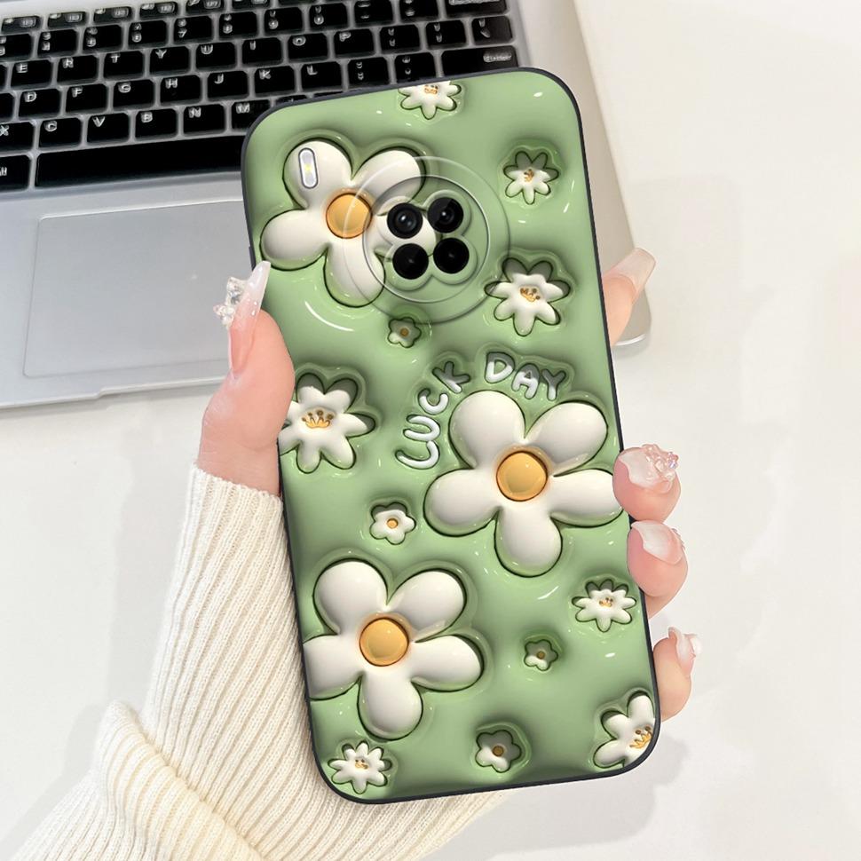 Чехол для Huawei Y9a FRL-23 FRL-L22 Модный расписной чехол Мягкий силиконовый ТПУ Чехол для телефона Для Huawei Y 9a Y9a Задняя крышка