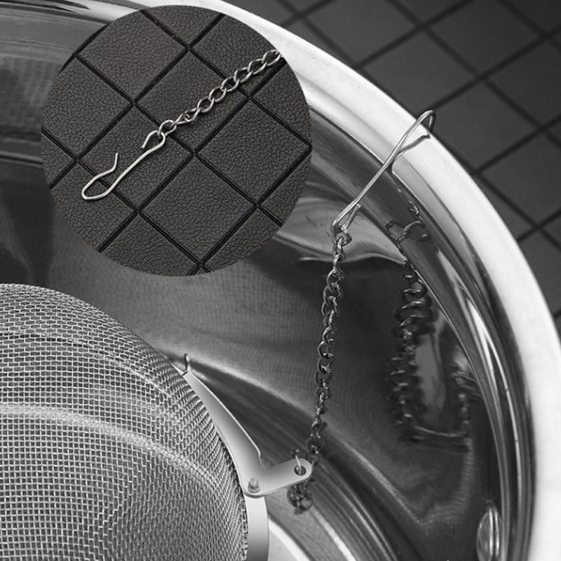 Сфера для заварки чая из нержавеющей стали, фиксирующий фильтр для чайных шариков для специй, инструмент для фильтра Meshtea