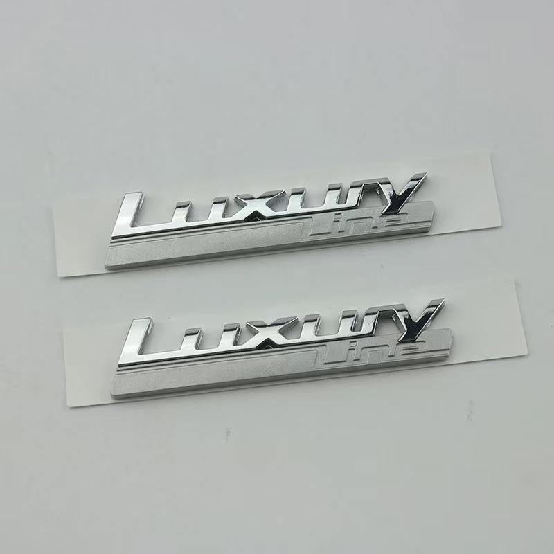 3D Luxury Line Sport Line Fender Emblem for BMW 730 740 750 750Li Side Logo Car Styling Refitting Upgrade Sticker Chrome& Matte