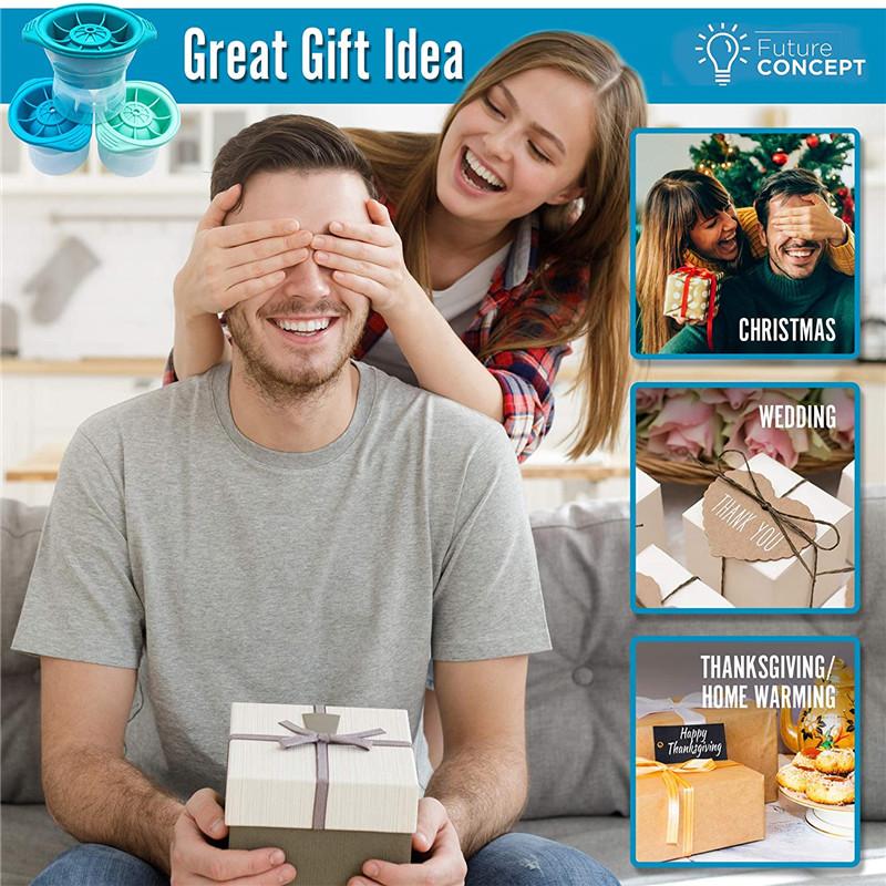 1 шт., круглая форма для кубиков льда для виски, силиконовая сферическая форма для кубиков льда, машина для приготовления льда, быстрозамораживающая форма для льда, кухонные гаджеты