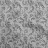 Cotton Flex Gray Fabric Jacobean Floral Quilting Supplies Print Sewing Fabric By The Yard 40 Inch
