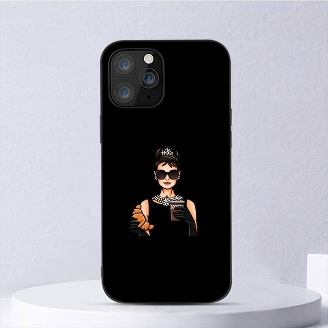 Стильный чехол для телефона Одри Хепберн для Iphone 11 12 Mini 13 14 Pro Xs Max X 8 7 6s Plus 5 Se Xr Shell