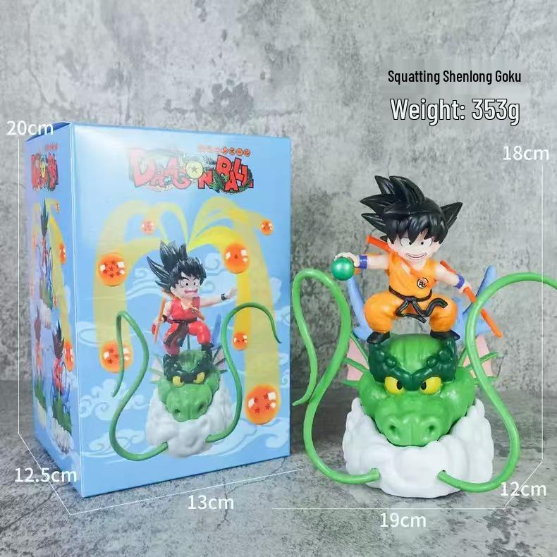 Dragon Ball GK Белая дыра Сидящий Гоку и Вегета Фигурка Игрушка Украшение Подарок на день рождения