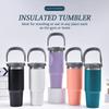 30oz Stainless Steel Water Bottle Vacuum Insulated Mug With Handle Cup Office Car Tumbler Lid Sports Drinking Accessories