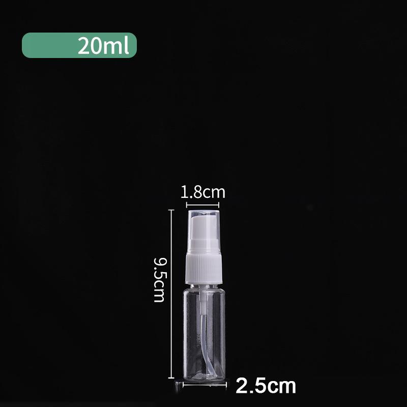 1 шт. Бутылка Прозрачный пластик Пустая бутылка-спрей Портативная Многоразовая Парфюмерия Прозрачный Диспенсер для образцов Маленькая бутылка-спрей