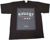SAVAGE Lifestyle Apparel Футболка Уличный Стиль Мужская Черная Новая Унисекс Футболка