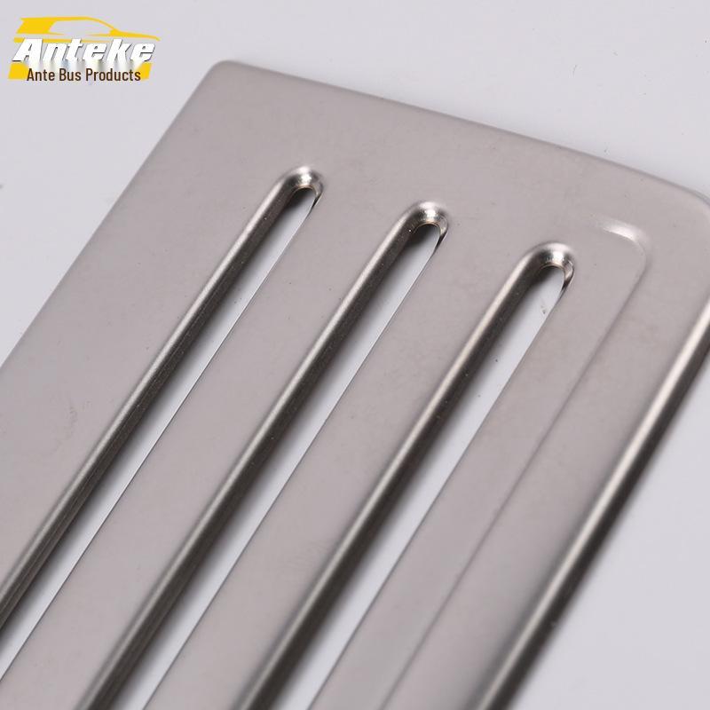 Stainless Steel Center Console Panel for 16 Bora Card Stickers