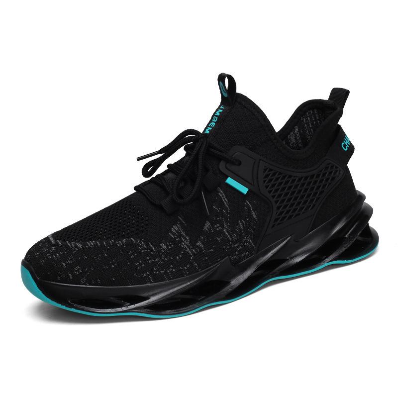 Blade New Men's Shoes Fashion Casual Sports Shoes Flying Woven Mesh Breathable Running Trendy Versatile and Comfortable