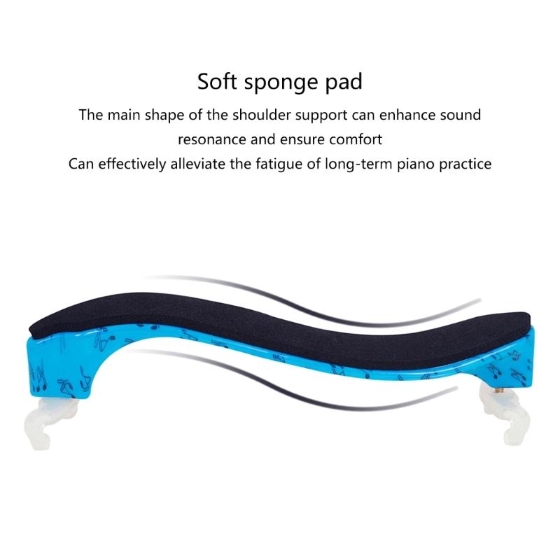 Удобный плечевой упор для скрипки 4/4 и 3/4 Универсальный плечевой упор для скрипки с регулируемыми по высоте ножками Прочный