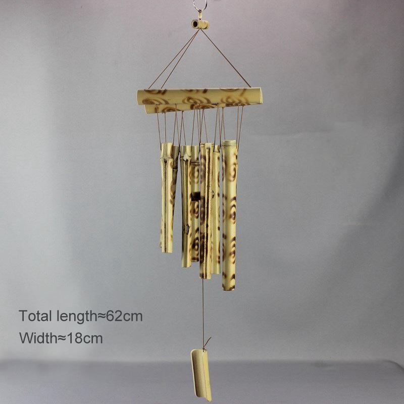 Handmade Antique Tubes Bell Bamboo Wind Chimes Pendant Balcony Outdoor Yard Garden Home Decor Windchime Wall Hanging Crafts