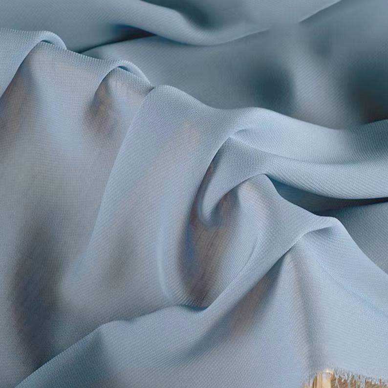 Шифоновая ткань на метраж, разноцветный стиль, блестящая, приятная для кожи и мягкая, для свадебного декора, поделок своими руками, салфеток, свадебного платья, шитья