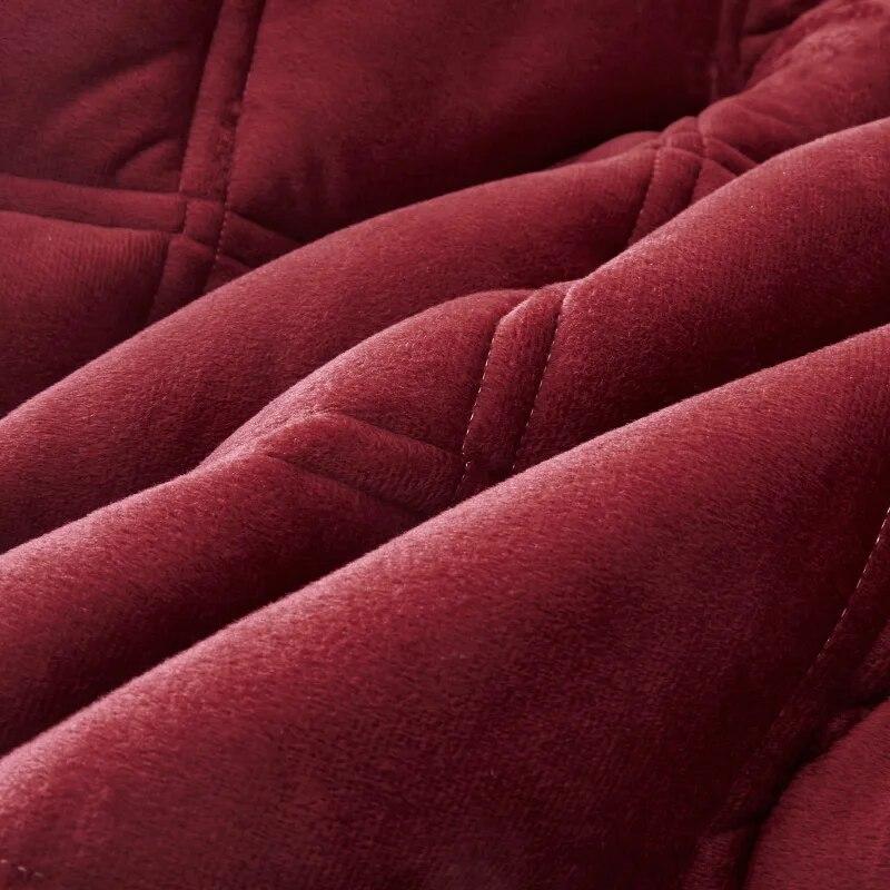 Роскошный супермягкий плюшевый стеганый чехол на голову кровати, универсальный бархатный защитный чехол на спинку кровати, утолщенный стеганый чехол на изголовье кровати