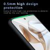 For Motorola Edge 50 5G Case Skin-Touch TPU+PC Matte Phone Shell,Transparent Black