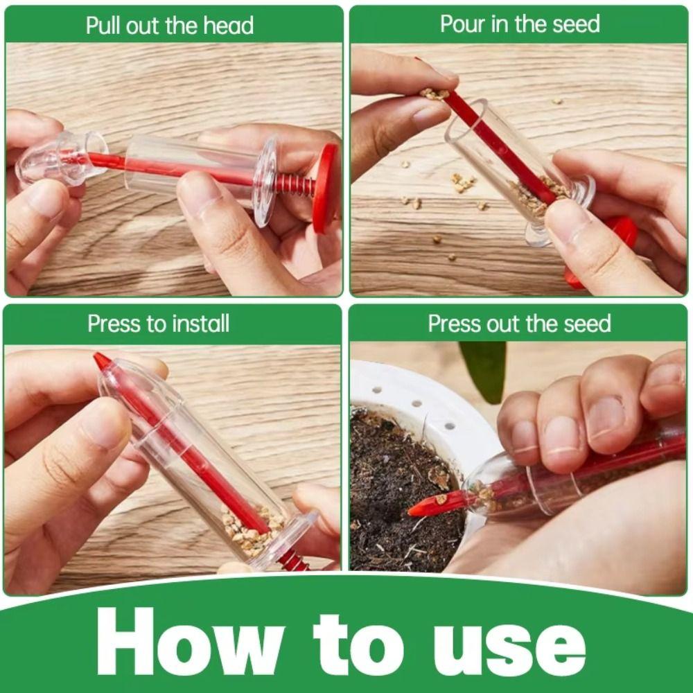 Ручной Мини-дозатор семян Сеялка Набор Виджетов Пересадка рассады