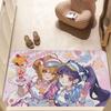 Коврик для входной двери в стиле аниме Cardcaptor Sakura, скандинавский стиль, для спальни, гостиной, балконный коврик, противоскользящий, современный декор для дома