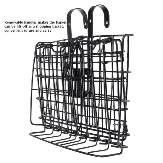 Контейнер для хранения Складной дизайн Экономия места Безопасная корзина для складного велосипеда и горного велосипеда