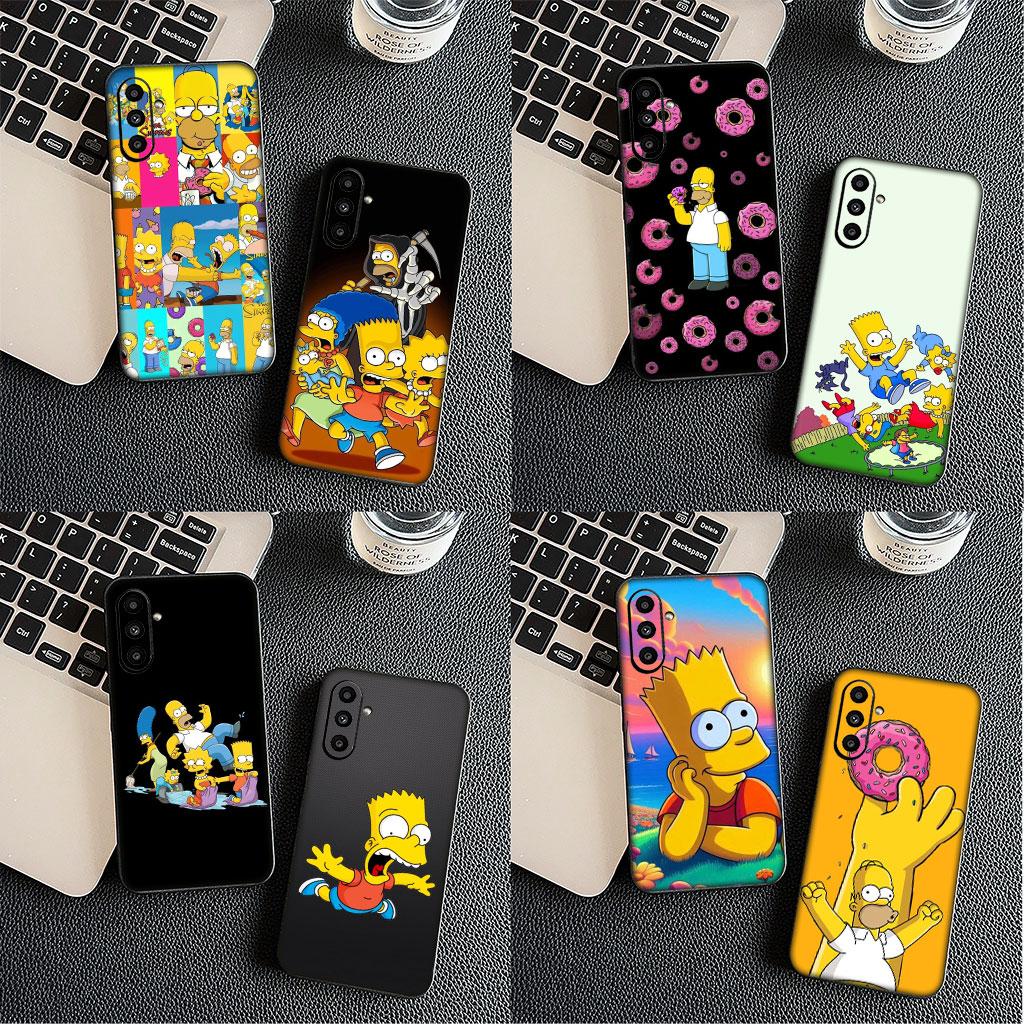 Anime The S-Simpsons Bart for Samsung Galaxy Note 20 Ultra 10 8 9 S10 Plus Lite S8 A70 A24 A25 S10E A21S A37 A57 A55 A7 Case