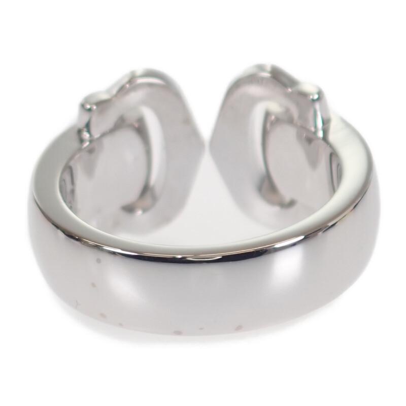 Cartier B4071047 #7(JP Size) Ring K18 White Gold/diamond Women