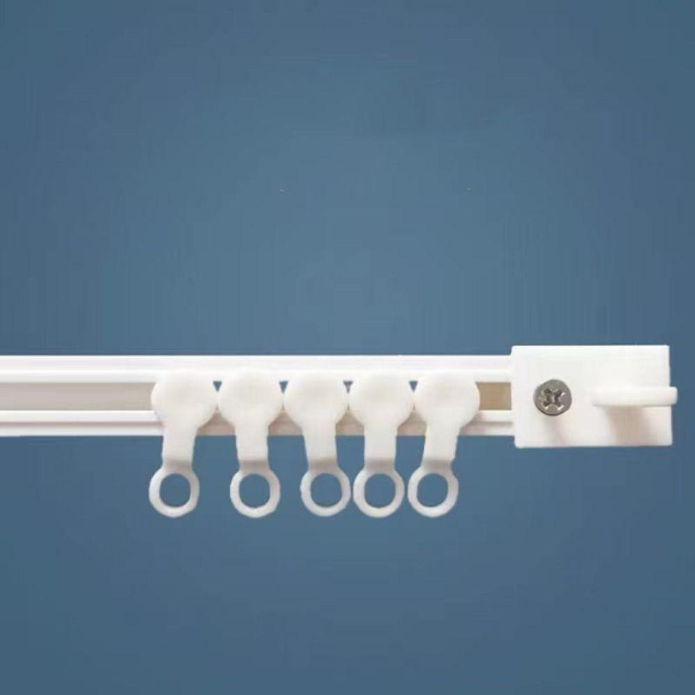 Прочный самоклеящийся карниз для штор без перфорации, скользящий неперфорированный карниз для штор