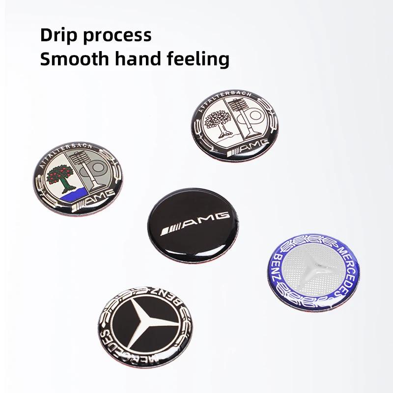 Наклейка на рычаг переключения передач для автомобиля GLC GLB, эмблема ручки переключения для Mercedes Benz AMG W203 W206 W220 W205 W211 W212 W201 W210 W10