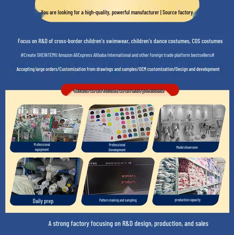 Детский слитный купальник с длинным рукавом и единорогом для девочек.