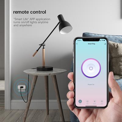 Умный Wi-Fi выключатель-вилка Tuya WIFI Умная бразильская розетка Smart Life Бразильская розетка с монитором мощности для Alexa Google Home