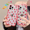 Милый Чехол-Клубника-Вишня для iPhone 11 12 13 Mini Pro Max 14 Pro Max Чехол-накладка