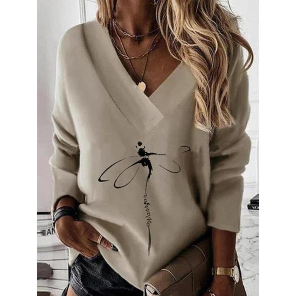 Новая осень-зима женская блузка винтажная этническая рубашка с цветочным принтом с длинным рукавом и V-образным вырезом на пуговицах свободные повседневные топы в стиле бохо