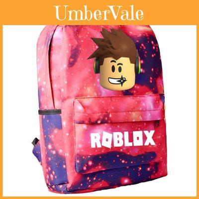 Рюкзак школьный с узором Roblox, звездным фоном и большой вместимостью для студентов