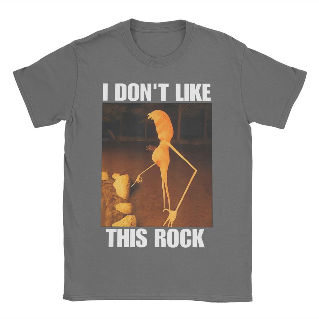 Men Women TShirt I Dont Like This Rock Casual Pure Cotton Tee Shirt Short Sleeve Marcus The Worm T Shirt Crew Neck Tops Adult