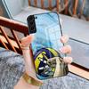 Волейбольный Расписной Чехол Для Телефона Для Samsung A25 A13 A33 5G A54 A36 A35 A56 A52 A14 Ударопрочный Стеклянный Чехол