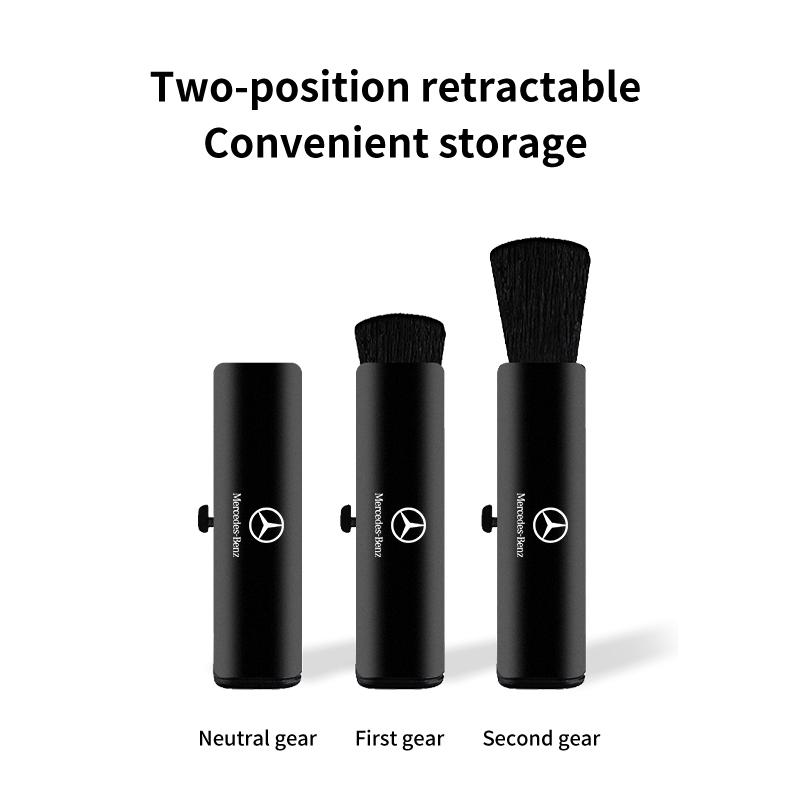 AABII1 For Benz Car Retractable Cleaning Brush Outlet Dusting Small Brush Interior Accessories CITAN VITO SPRINTER CLS SLK Sport ML
