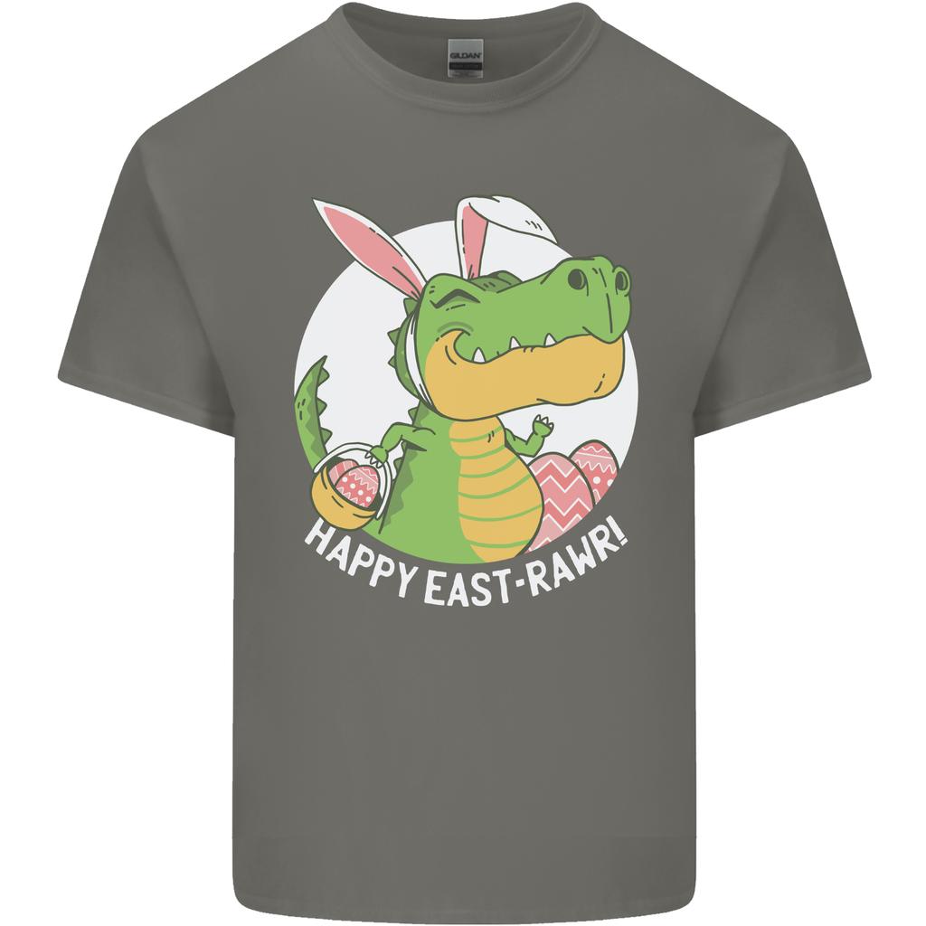 Happy EastRAWR Funny Easter TRex Unisexs Light Cotton TShirt