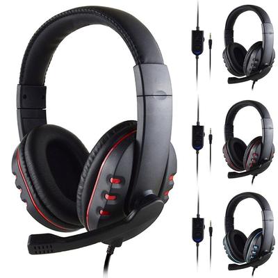 Наушники 3,5 мм, проводная игровая гарнитура, музыка для PS4 Play Station 4, игровой ПК, чат, компьютер с микрофоном