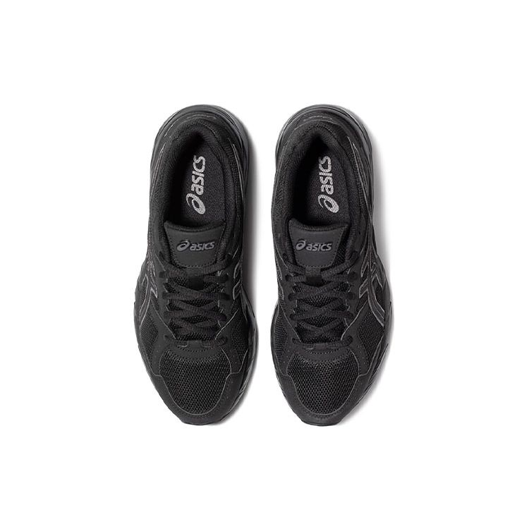 Asics Gel-Contend Cn Легкая Удобная Ткань Синтетическая Кожа Низкий Верх Обувь для Бега на Короткие Дистанции Женские кроссовки Черный 1012B463-001
