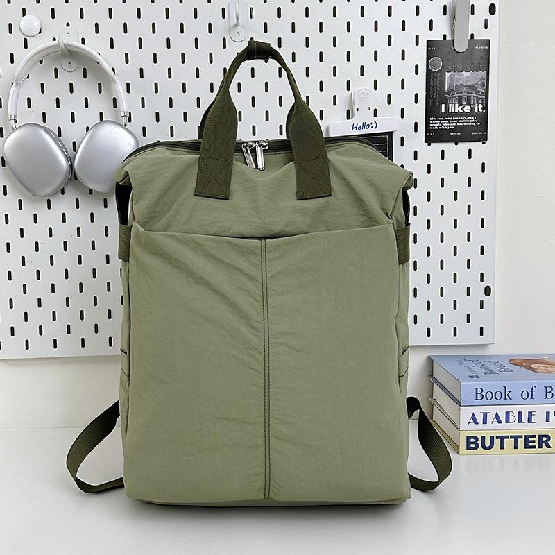 Schoolbag Backpack Women's Waterproof Splash Large Capacity High Value Outdoor Travel Breathable Lightweight Backpack Men's Baigou Bag