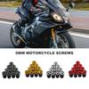 Motorcycle Fairing Screws Fasteners Fairing Kit 5mm Screws 10 Pcs Screws Fasteners Fairing Screws Fairing Bolt Kit M5 Bolts