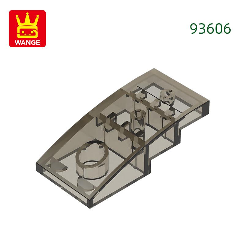 Нетоксичный 67 шт./лот 93606 Наклонный изогнутый блок 4x2 Moc Цветные аксессуары Совместимые с Brick DIY Детская игрушка Детали для сборки