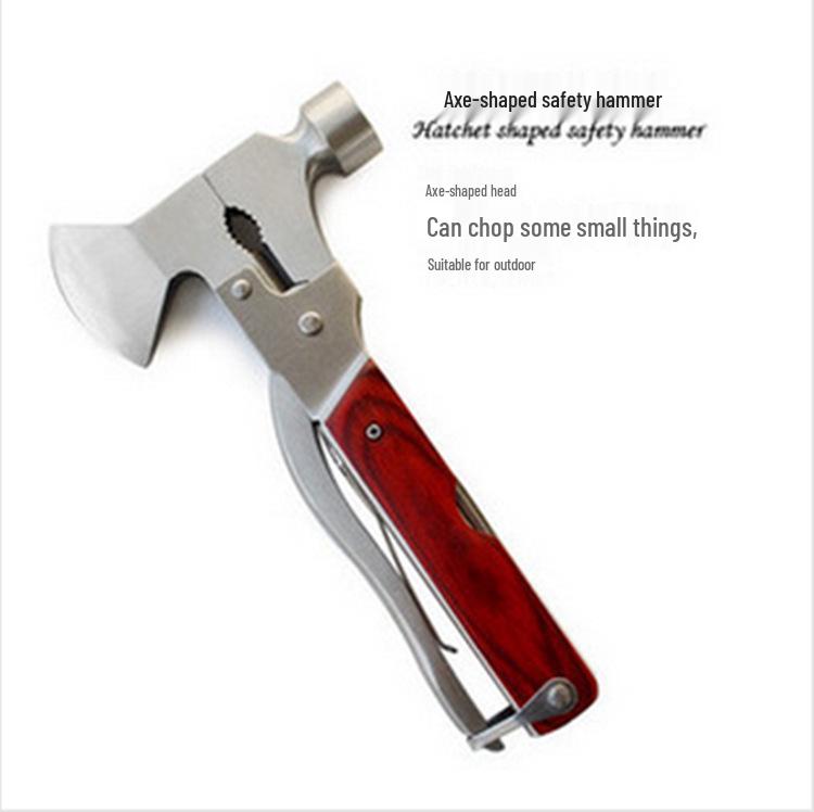 16-in-1 Multifunctional Car Safety Hammer and Axe for Outdoor Emergencies