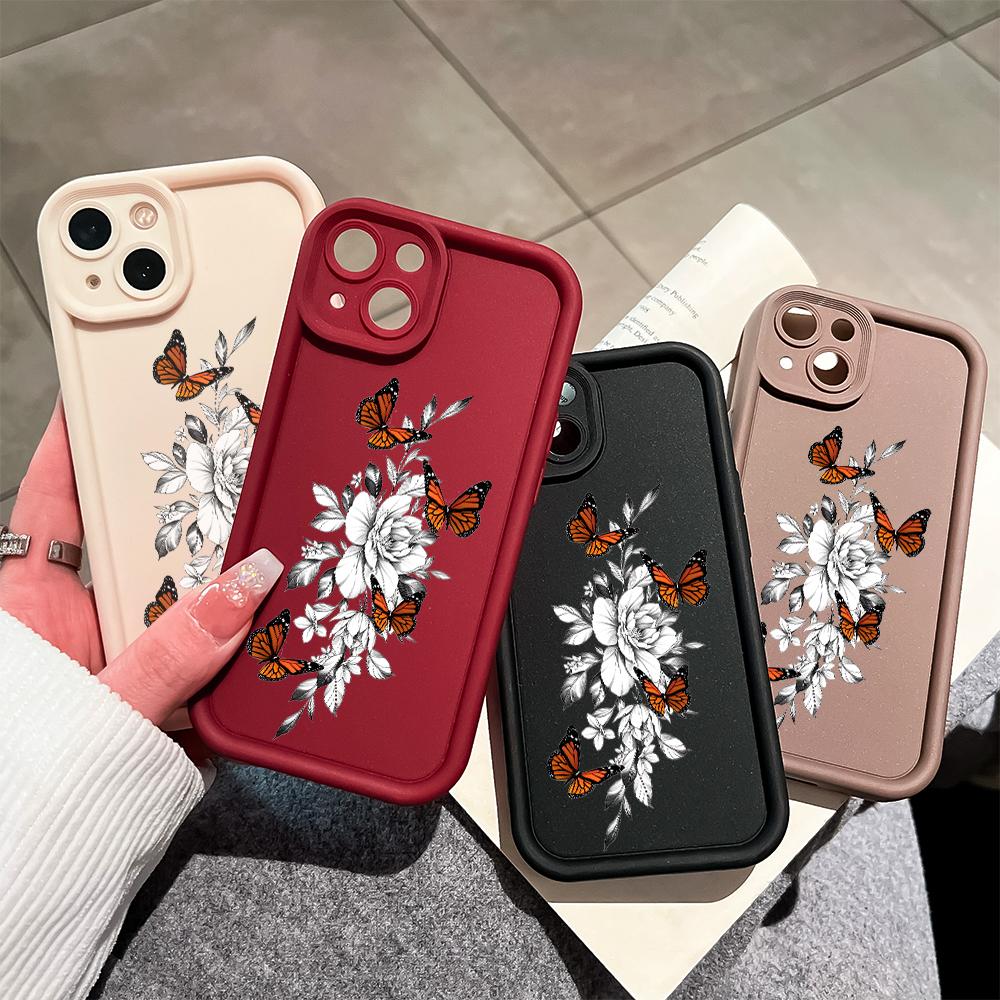 Soft Silicone Square Ladder Printing Pattern Phone Casing Full Cover Camera Shockproof Protection Rubber Case for Samsung