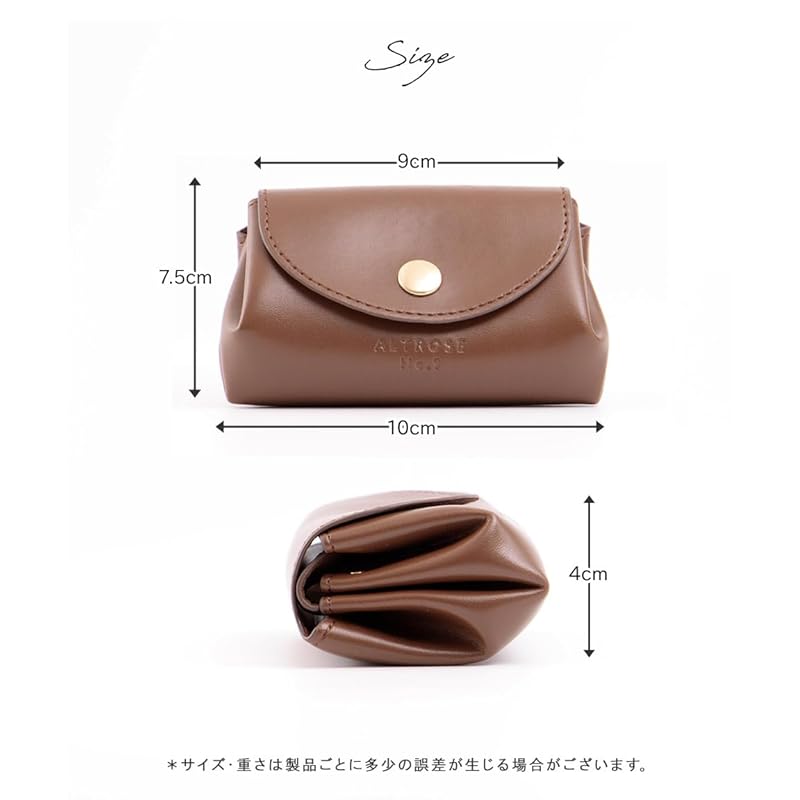 [Alto Rose] зернистый цвет слоновой кости женский кошелек бифолд компактный кошелек мини-кошелек маленький кошелек женский мини Популярность бренд милый тонкий Тонкий компактный