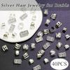 40 pieces, Crown Dirty Braid Hair Rings, Hair extensions, Hairdressing Supplies