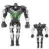 8Pcs Anime Real Steel Adam Raider LED Robot Action Figure Model Kids Toy Gift