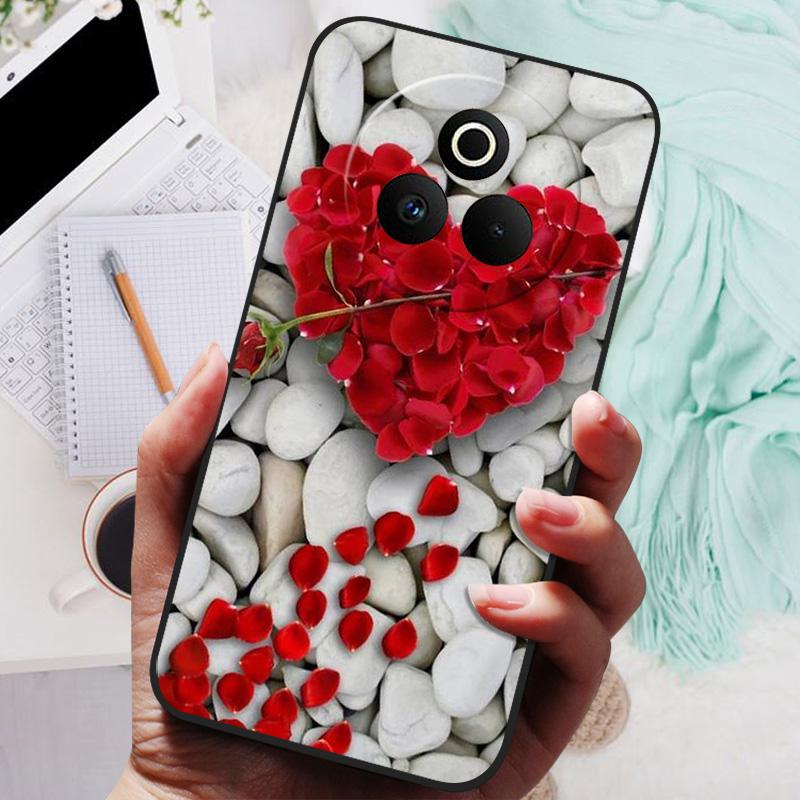 Для Realme P3 Pro 5G Чехол Силиконовая Задняя Крышка Чехол для Телефона для Realme P3 Ultra 5G Чехлы P 3 Pro Мягкий бампер coque Ударопрочный Fundas