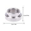 Oxygen Sensor Stainless Steels Bung Plug Nut Stepped Mounting Cap Kit Plug Nut Plug Wideband Nut Fitting Weld Bungs M18X1.5